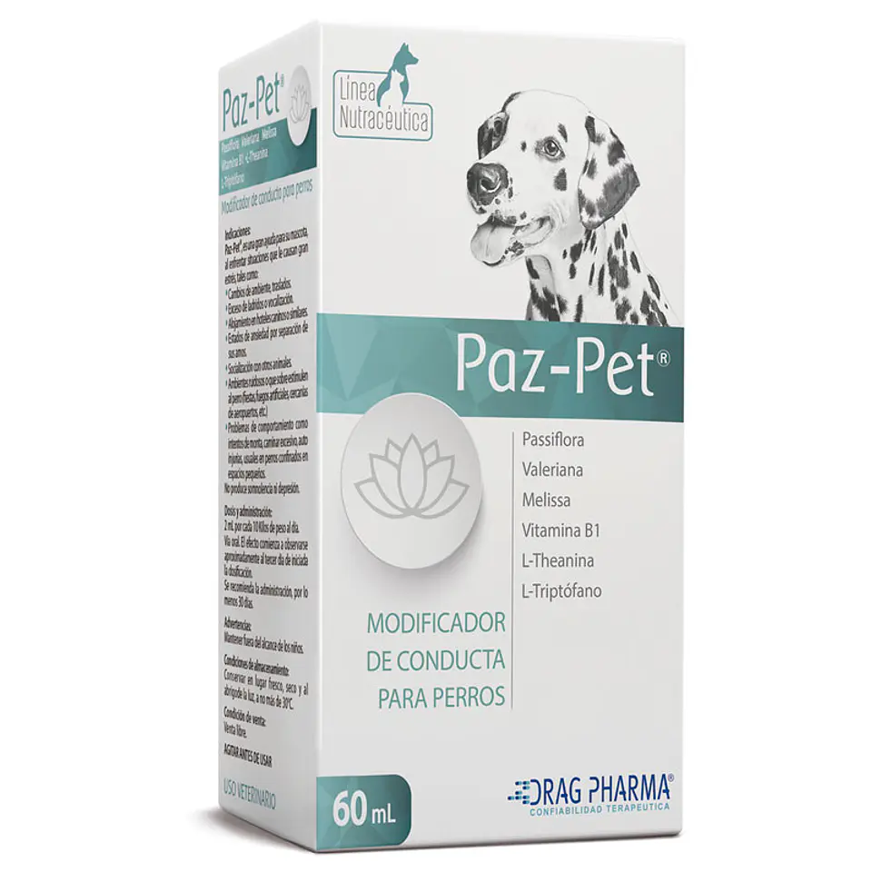 Paz Pet-suspensión Oral-60 Ml 250Gr - Drag Pharma 1
