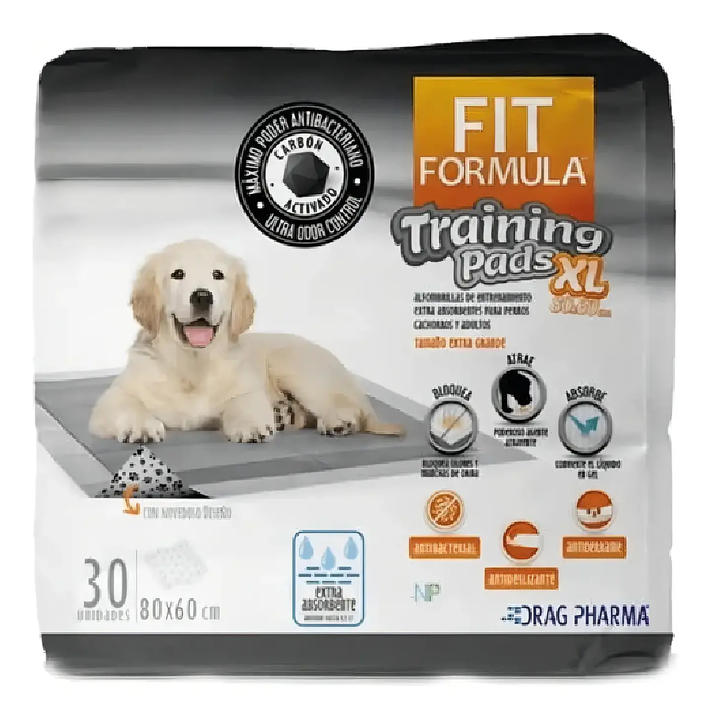 Fit Formula Training Pads Sabanillas Carbon Talla Xl 80-60cm - Drag Pharma 1
