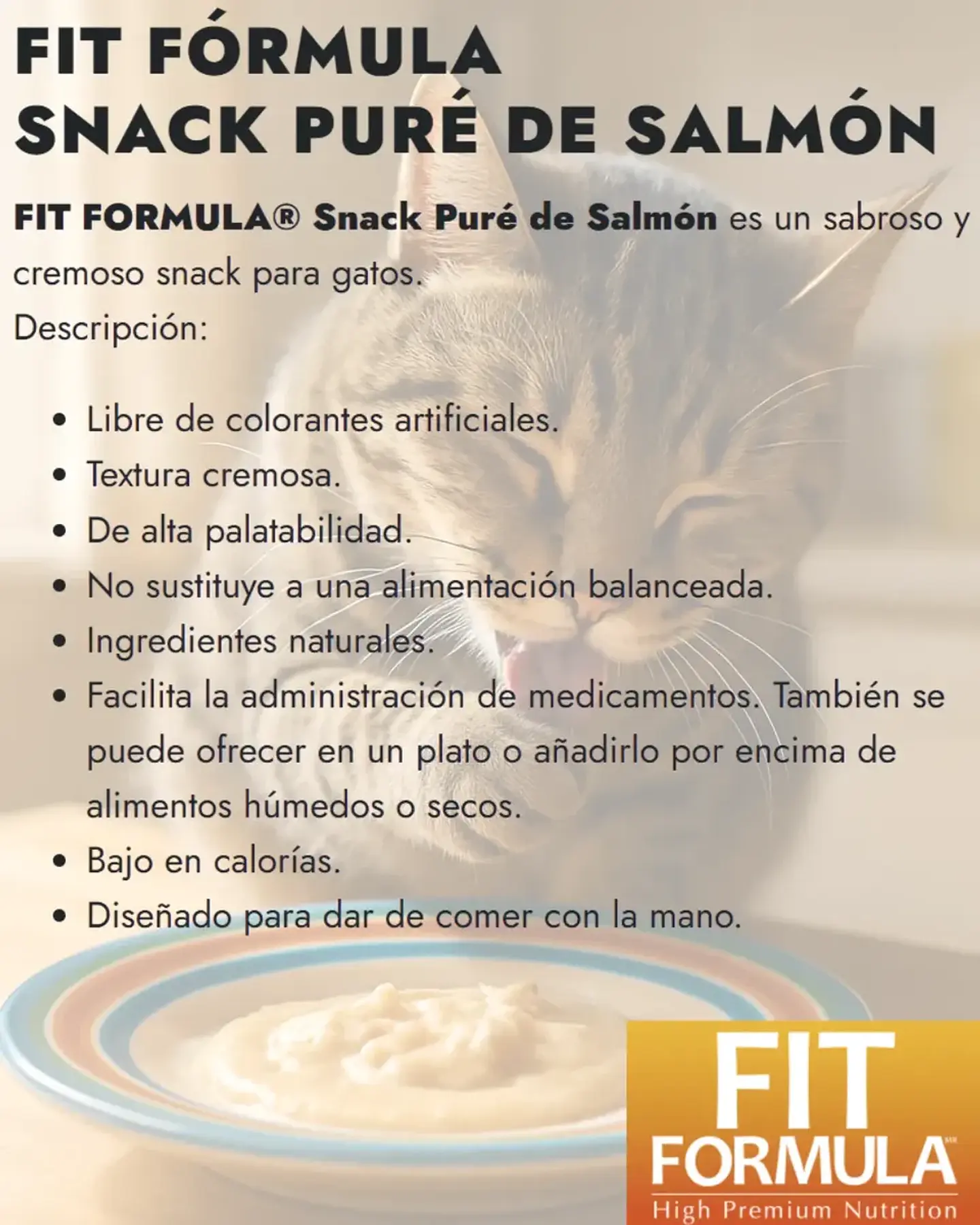 Fit Formula Pack 2 Snack Gato-pure De Salmón- 10 Sachets 190Gr 2