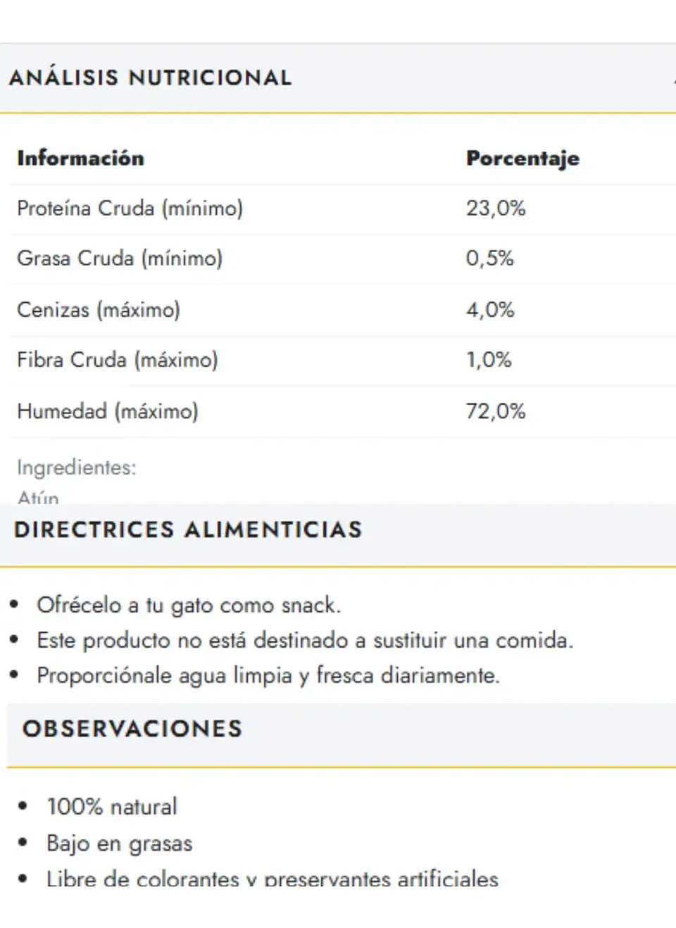 Fit Formula 3 Pack-snack Gatos-filetes De Atun- 25 Gr C/u 2