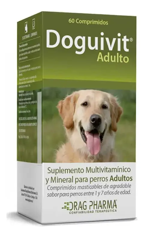 Doguivit-adulto Multivitamínico Perros-60 Comprimidos 250Gr - Drag Pharma