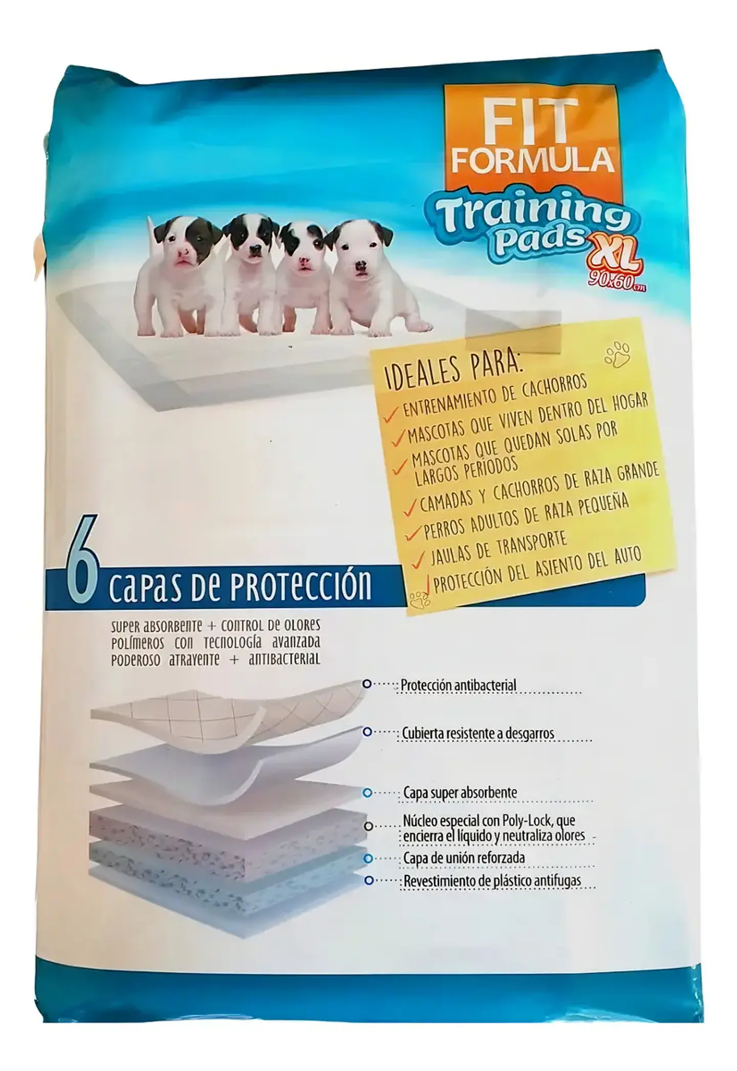 Fit Formula Training Pads Sabanillas Pañal- 90*60-xl-30uds- Drag Pharma 2