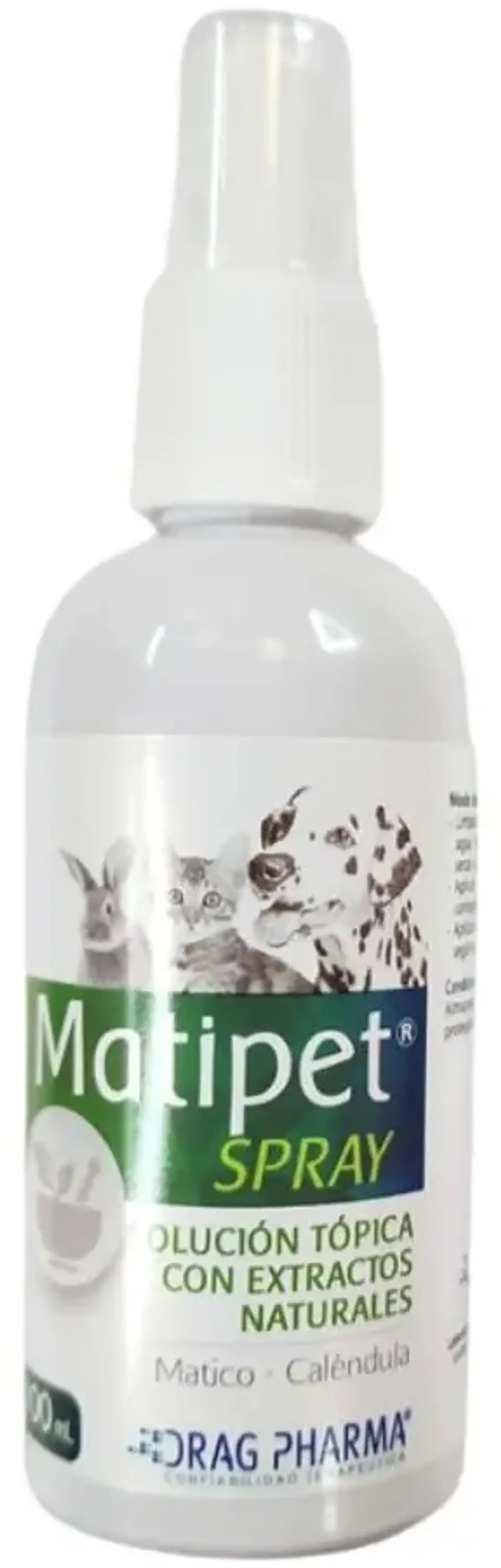 Matipet Spray De Matico Y Calendula-cicatrizante 100 Ml 150Gr - Drag Pharma 2