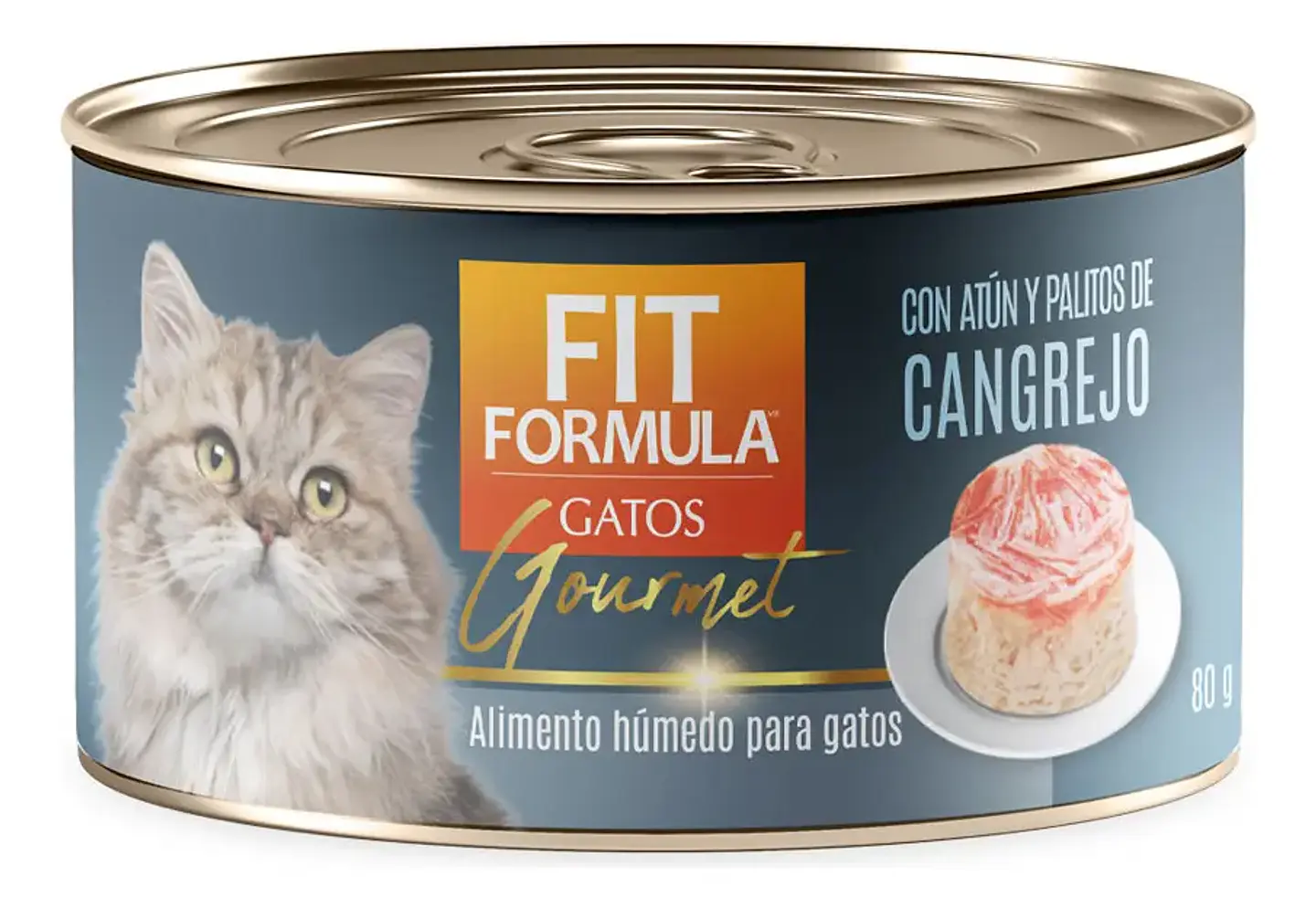 Fit Formula Alimento Húmedo Gato Gourmet Atún Cangrejo 80g Drag Pharma 1