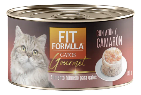 Drag Pharma Lata Alimento Humedo Gato-sabor Atun Camaron- 85 Gr.