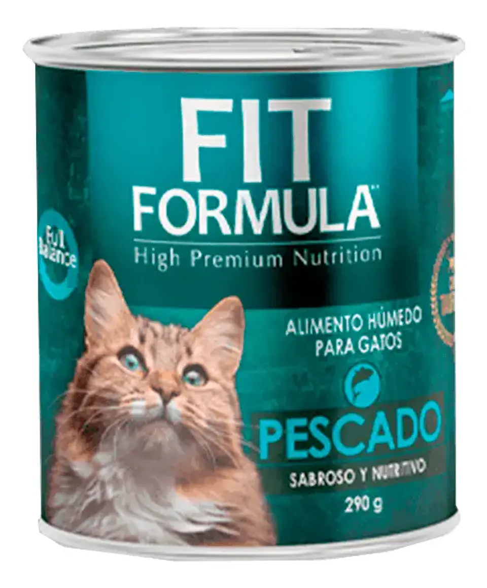 Fit Formula Alimento Húmedo Para Gato Sabor Pescado Premium 290g 1