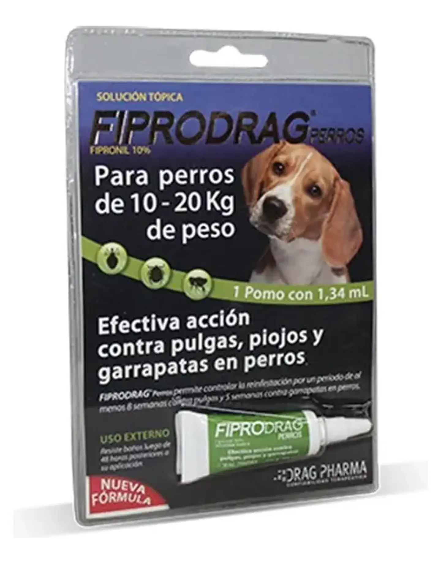 Fiprodrag Antiparasitario Externo Perro-de10-20 Kg-1.34 Ml - Drag Pharma 3