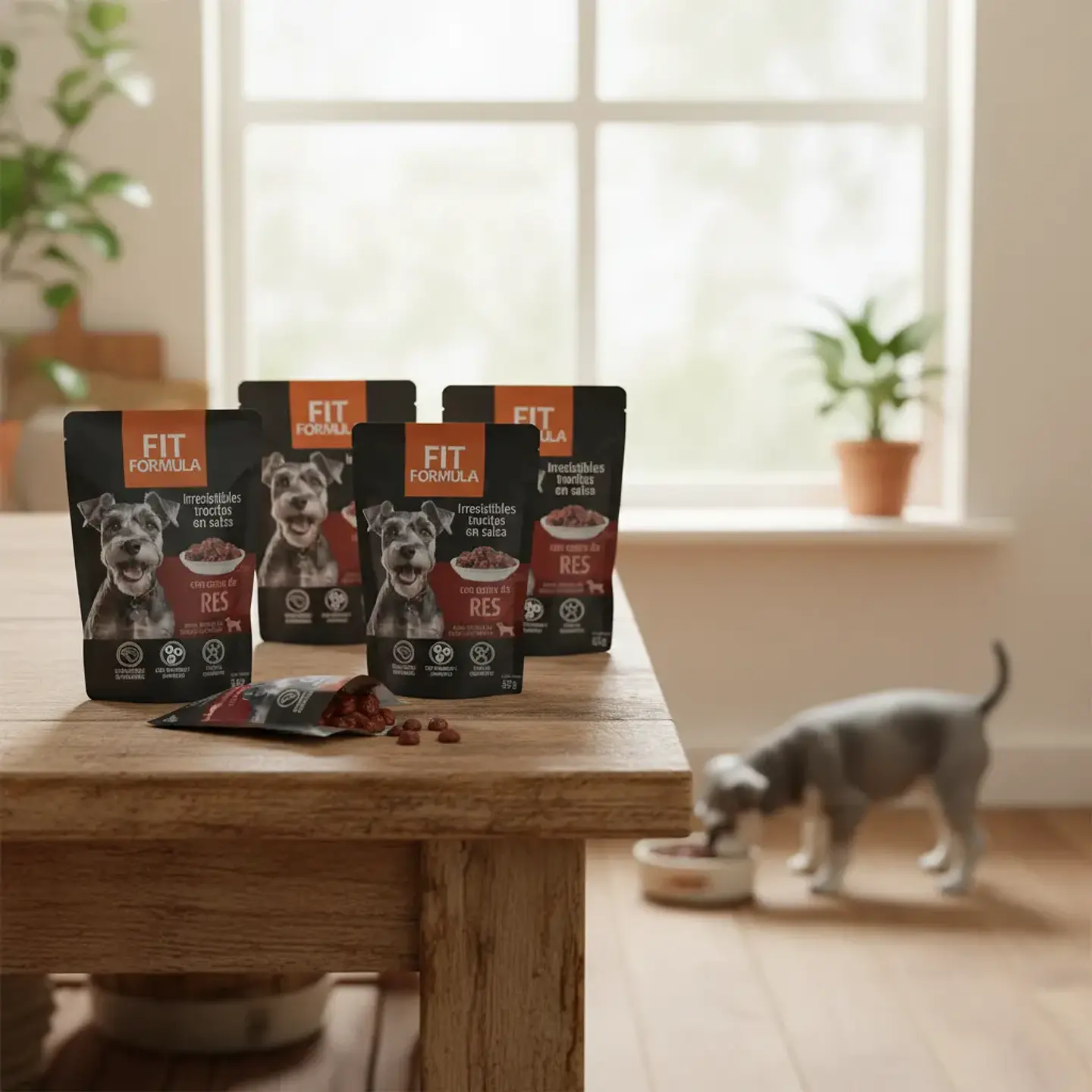 Fit Formula Pack 6 Pouch Perro-sabor Carne-510 Gr-85 Gr C/u 2