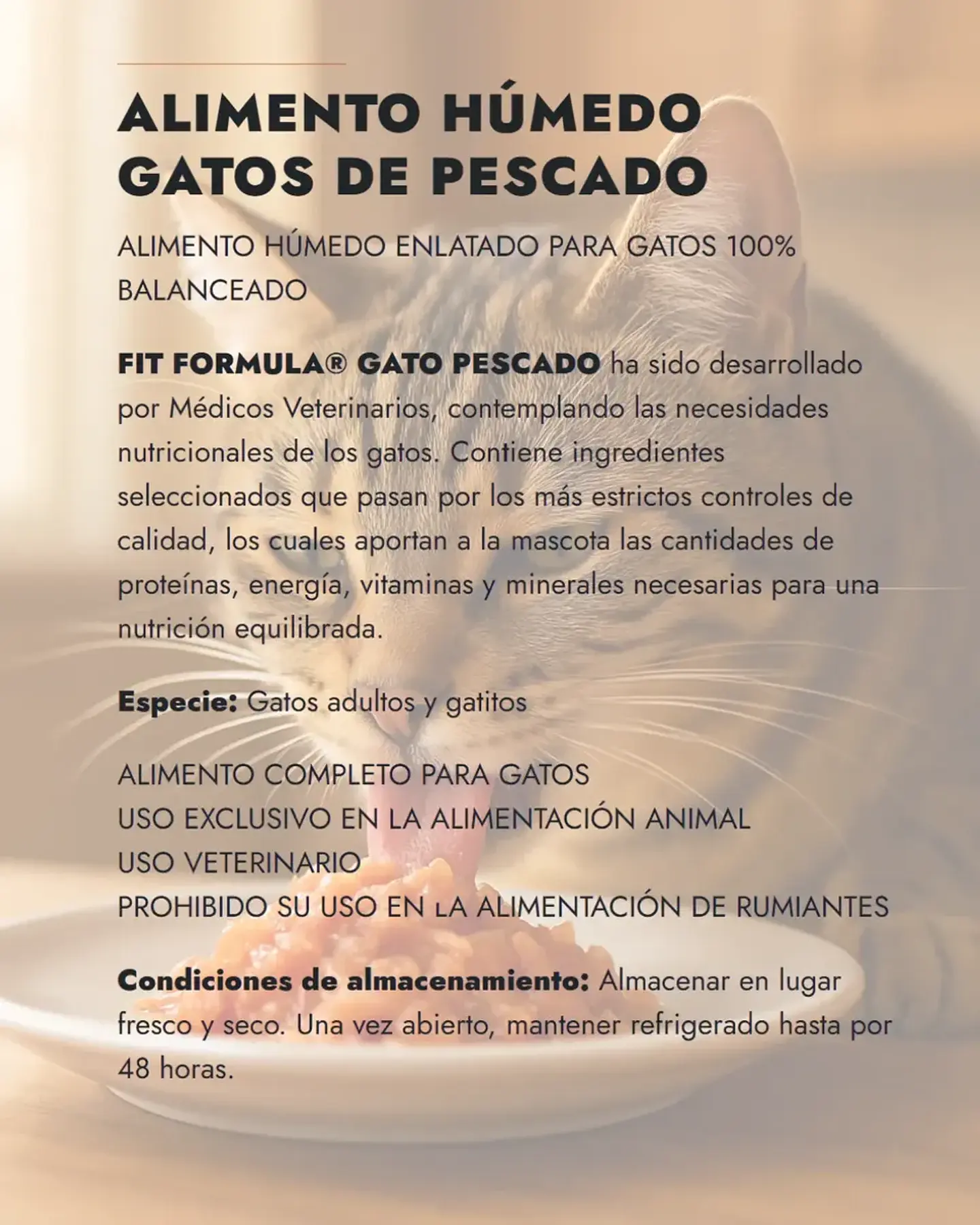 Fit Formula 3 Latas Gato-sabor Pescado-290 Gr C/u 2
