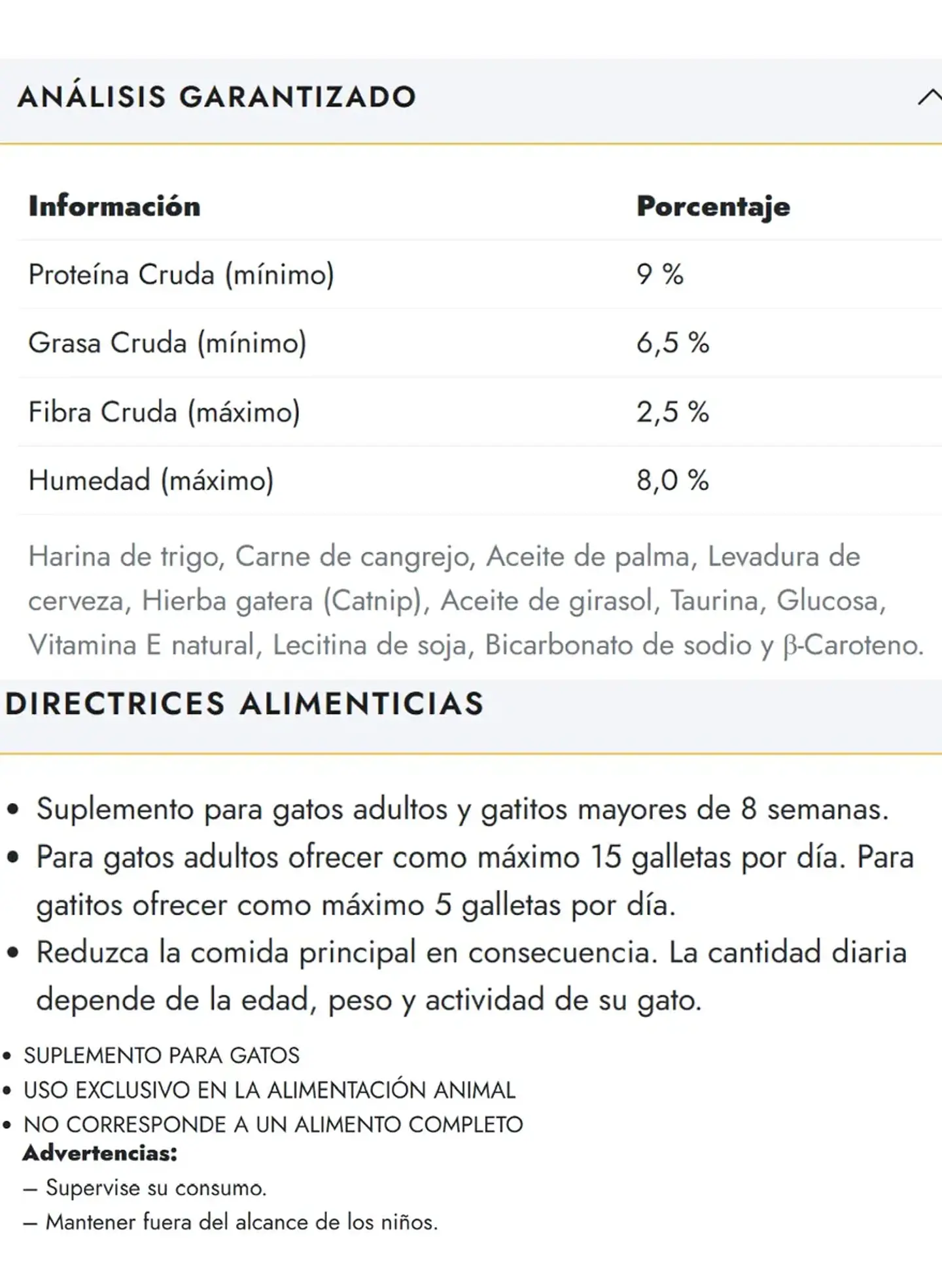 Fit Formula Pack 3 Snacks Gato-galleta Crunchy Cangrejo-100 Gr C/u. 3