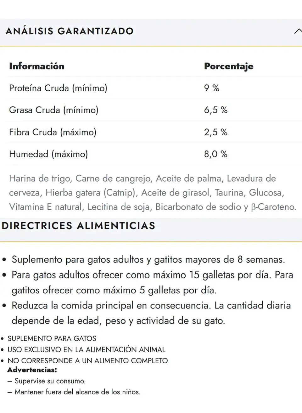 Fit Formula Pack 3 Snacks Gato-galleta Crunchy Cangrejo-100 Gr C/u. 3