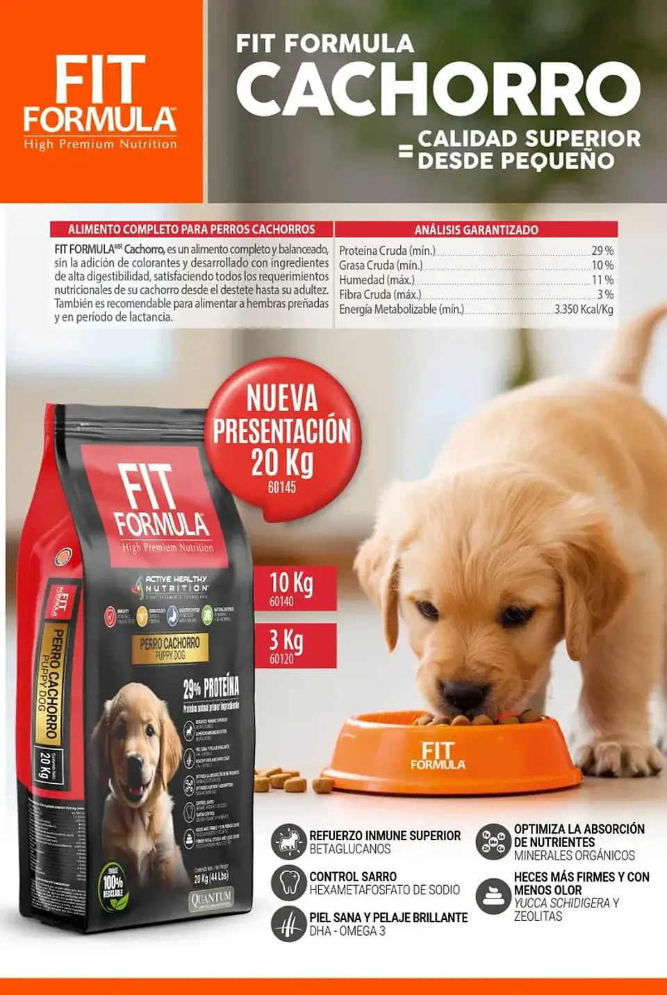 Fit Formula Perro Cachorro 20 Kg 2