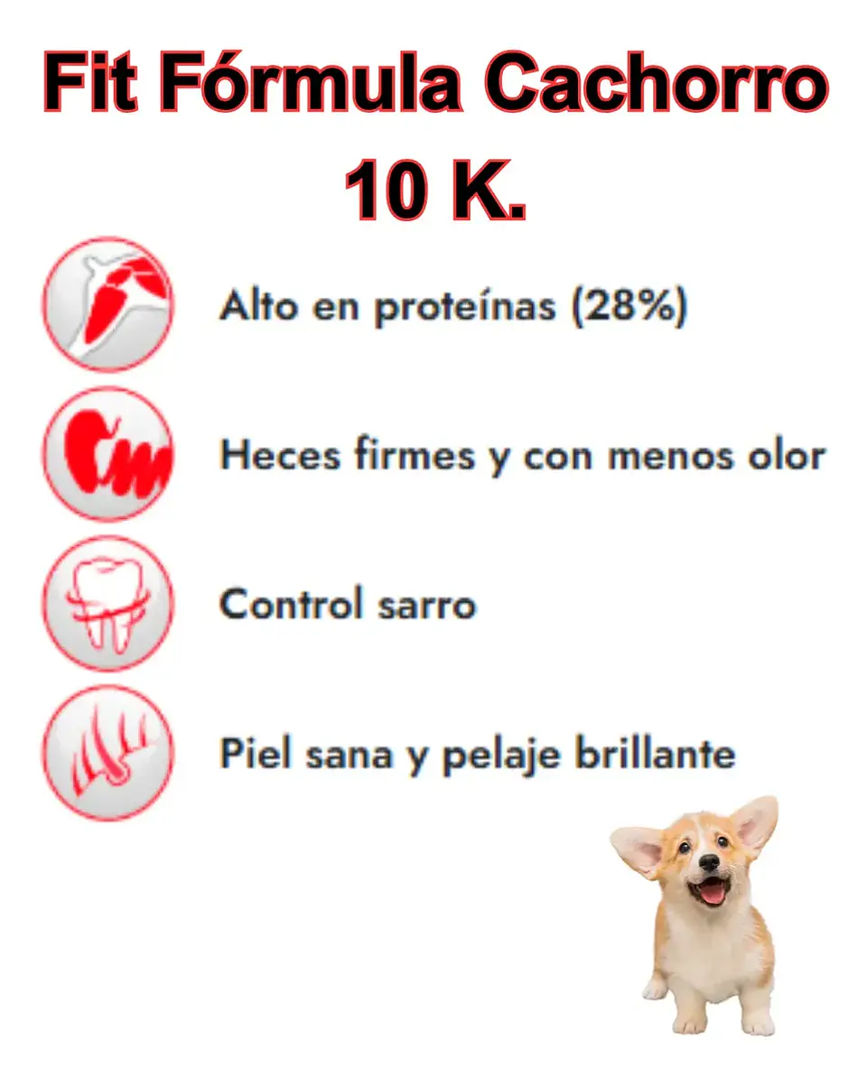 Fit Formula Alimento Perro Cachorro-20 Kg + Pala Medidora 3
