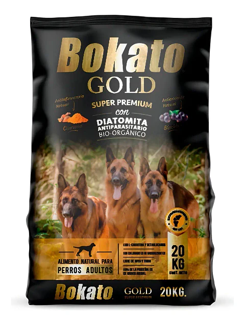 Bokato Gold Alimento Seco Perro Adulto 20kg Proteína Animal 85%