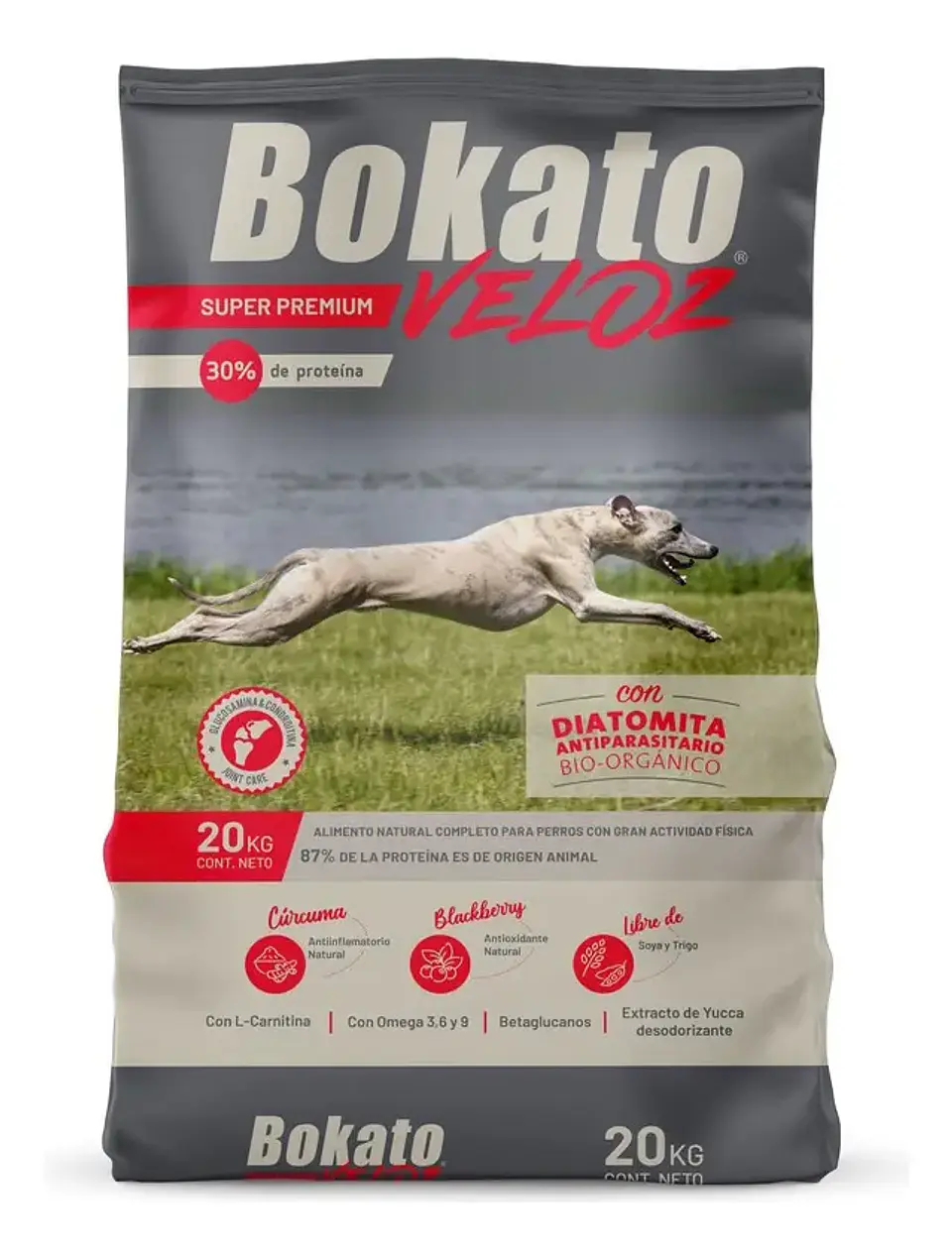 Bokato Alimento Seco Veloz Super Premium Para Perro 20 kg Sabor Carne 1