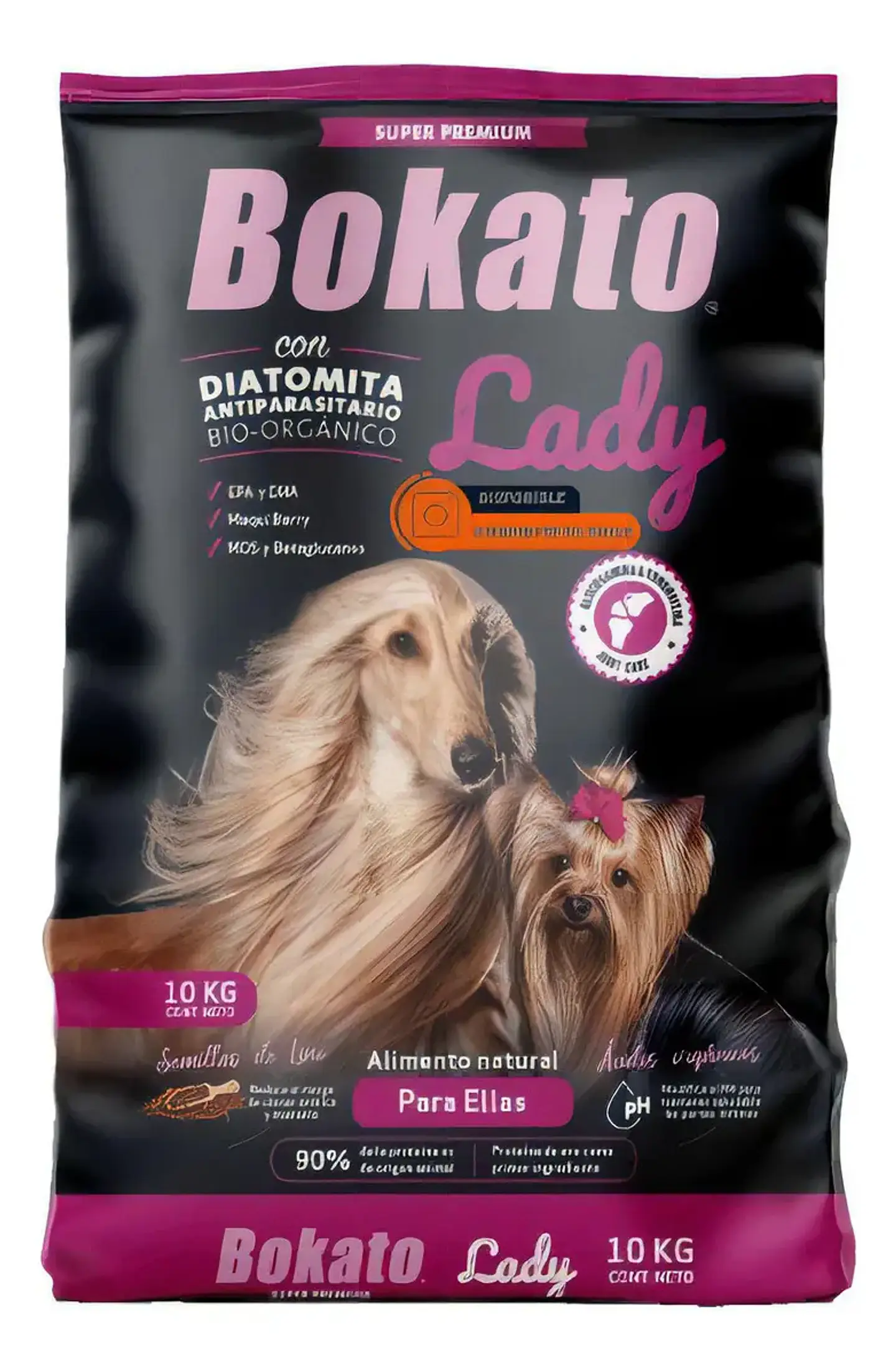 Bokato Comida seca para perros Lady 10kg sabor carne especial esterilizados 1