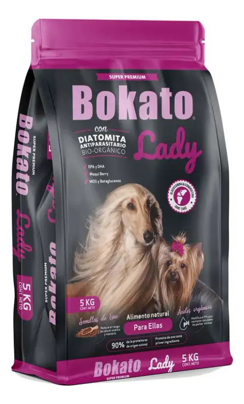 Bokato Alimento Seco Lady Perro Sabor Carne 5 kg Alta Proteína