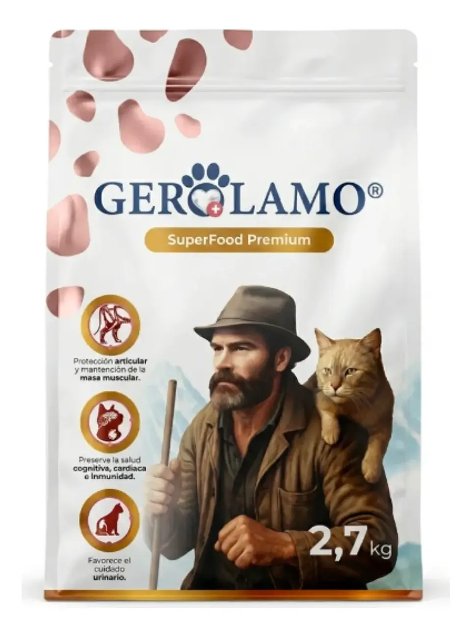 Gerolamo Alimento-gato Adulto-senior 2.7 Kg 1