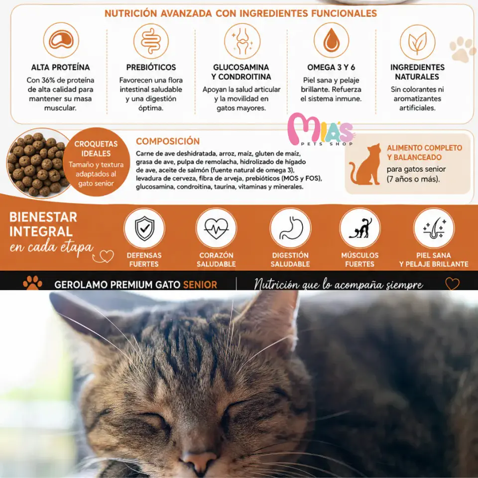 Gerolamo Alimento-gato Adulto-senior 2.7 Kg 3