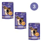 Gerolamo 3 Pack-pouch Perro-trocitos De Pollo-100 Gr - Miniatura 1