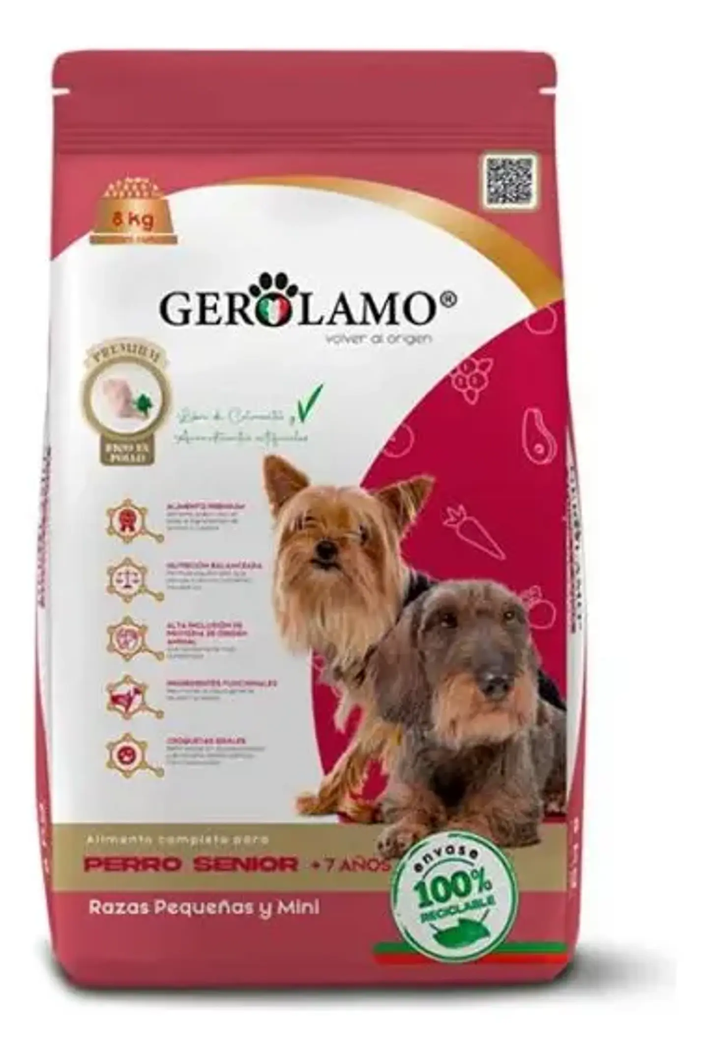 Gerolamo Para Perro Senior Raza Pequeña 2,7 Kg 1