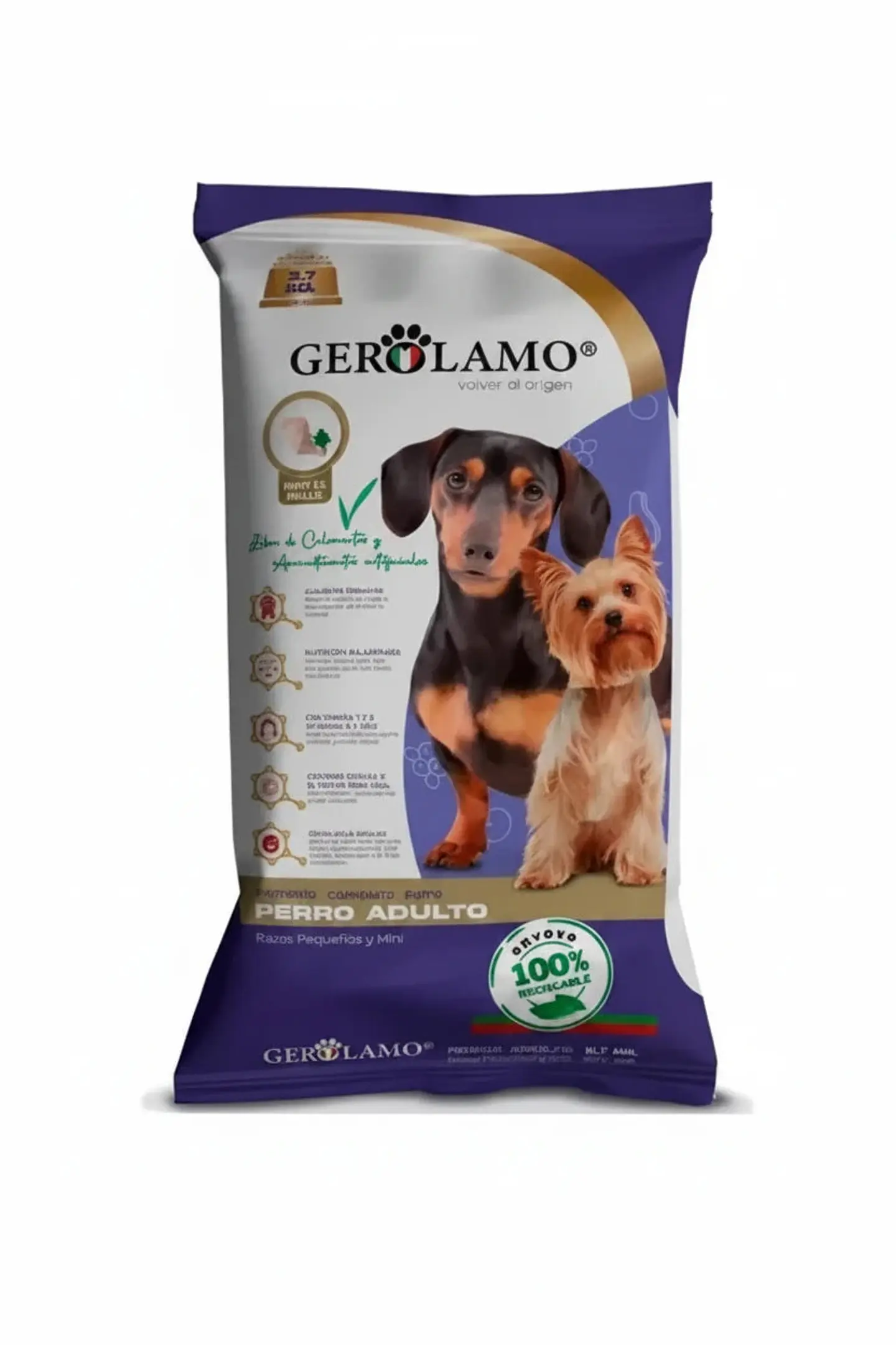 Gerolamo Alimento-perro Adulto Razas Perqueña Mini-2.7 Kg 1