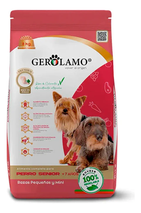 Gerolamo Perro Senior Pequeña / Mini 8kg