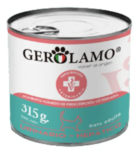Gerolamo Lata Urinario Hepatico-gato 315 Gr