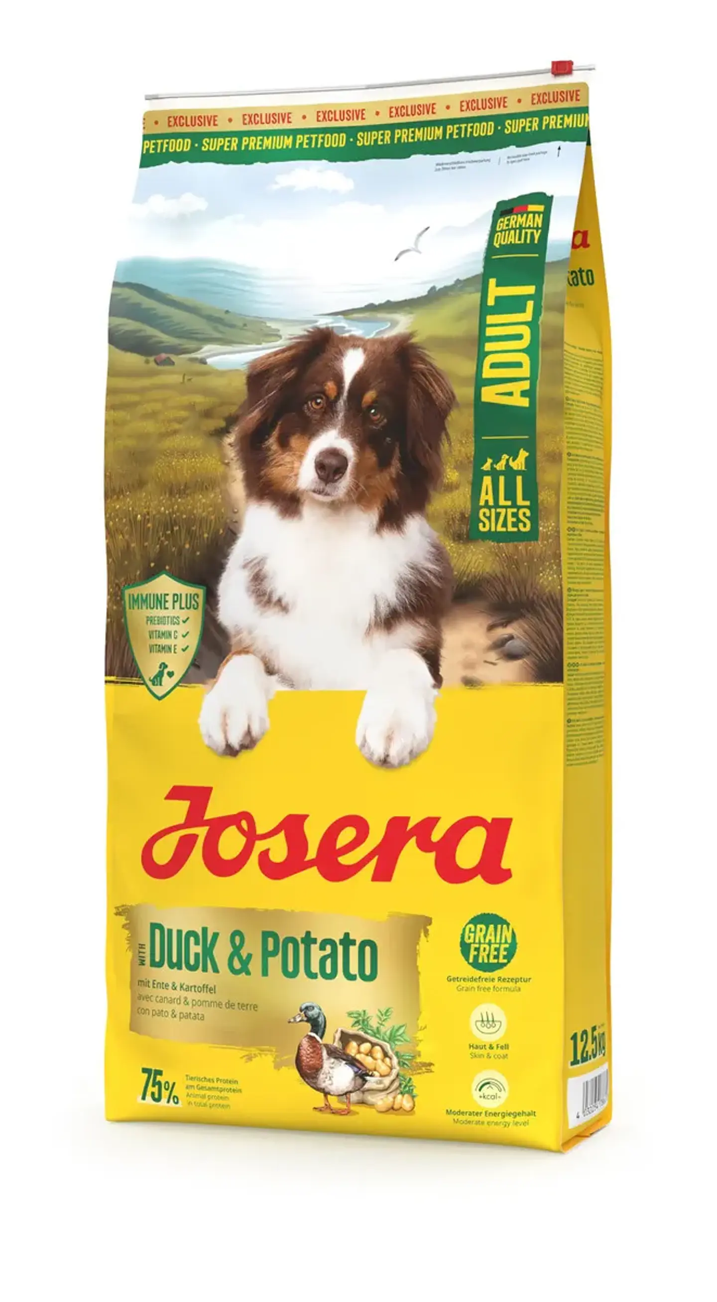 Josera Alimento Seco Para Perro Adulto Pato Y Papa 12.5kg Sin Cereales 1
