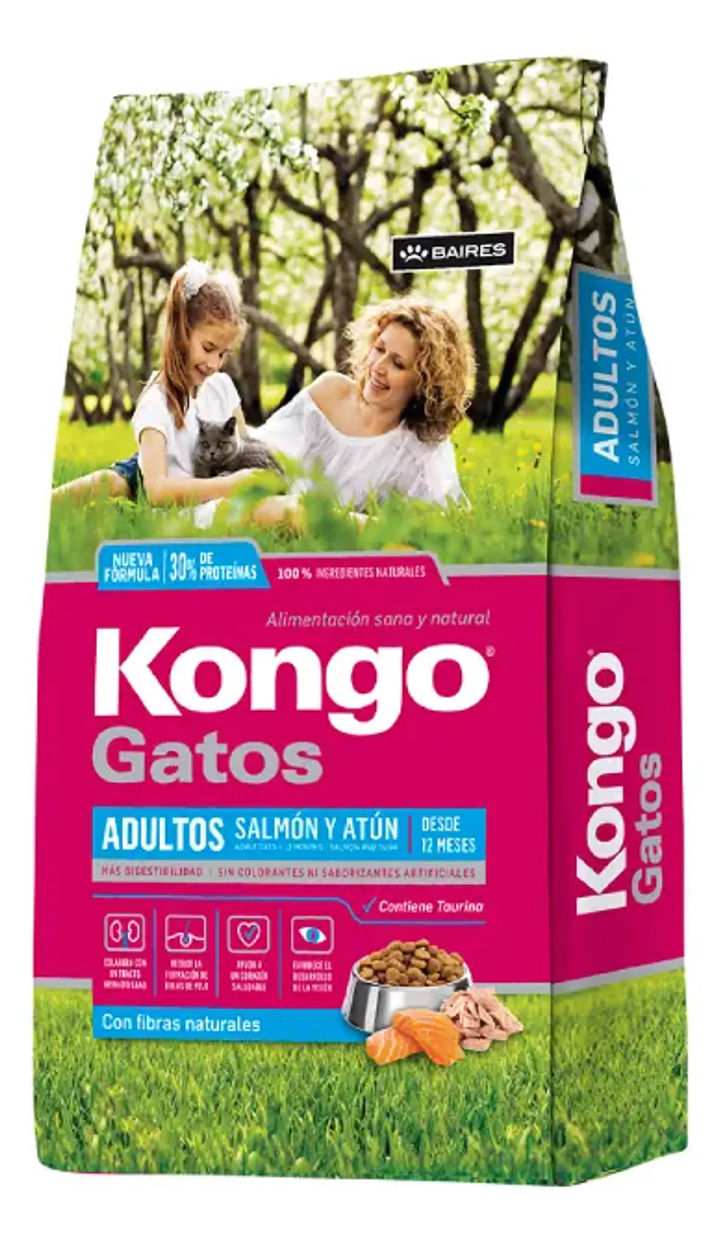 Kongo Alimento Gato Adulto 8kg Sabor Salmon Y Atun 1