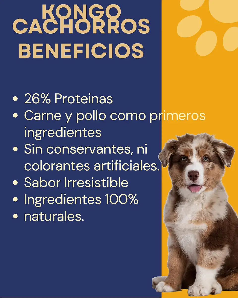 Kongo Alimento Cachorro Perro Todas Las Razas Carne/pollo 15 Kg 3