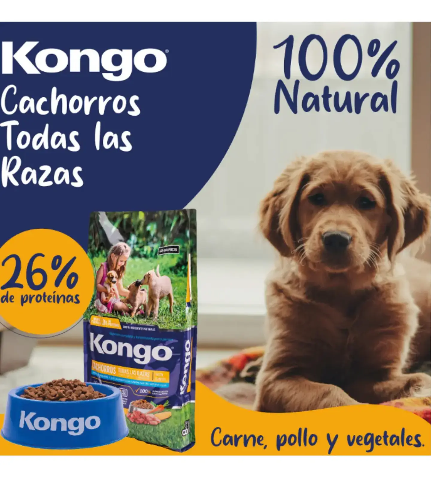 Kongo Alimento Cachorro Perro Todas Las Razas Carne/pollo 15 Kg 4