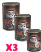 Leonardo Pack 3 Latas Qs Higado-gato Adulto- 400 Gr C/u. - Miniatura 1