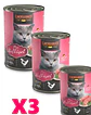 Leonardo 3 Latas-gato Adulto- Sabor Ave-400 Gr C/u - Miniatura 1