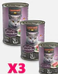 Leonardo 3 Latas-gato Adulto- Sabor Conejo-400 Gr C/u - Miniatura 1