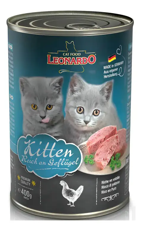 Leonardo Quality Selection Alimento Húmedo Gatito Mix 400g Lata