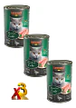 Leonardo 3 Latas Pato-gato Adulto-400 Gr C/u - Miniatura 1