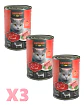 Leonardo 3 Latas-gato Adulto- Sabor Carne-400 Gr C/u - Miniatura 1