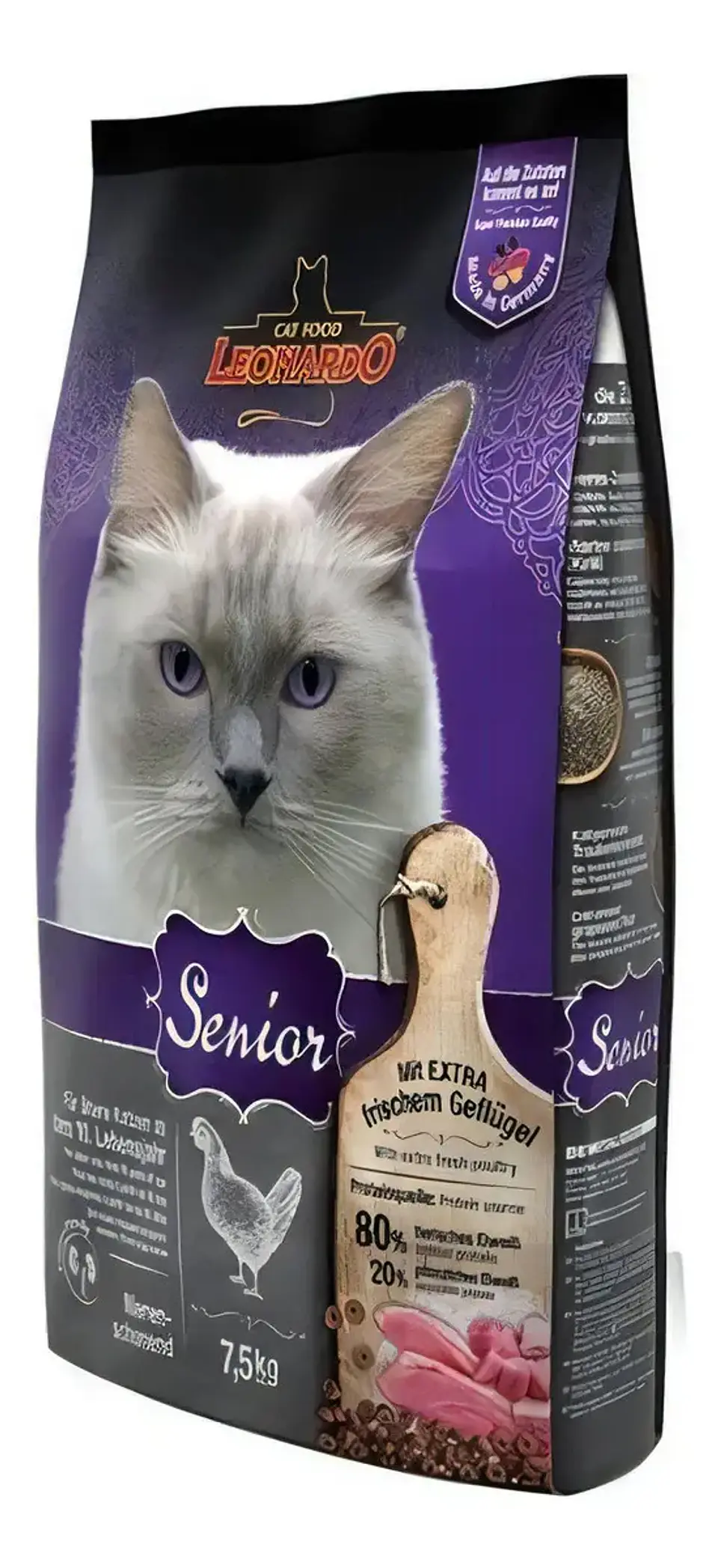 Leonardo Gato Senior Pollo Alimento Seco 7.5 Kg Bolsa 2