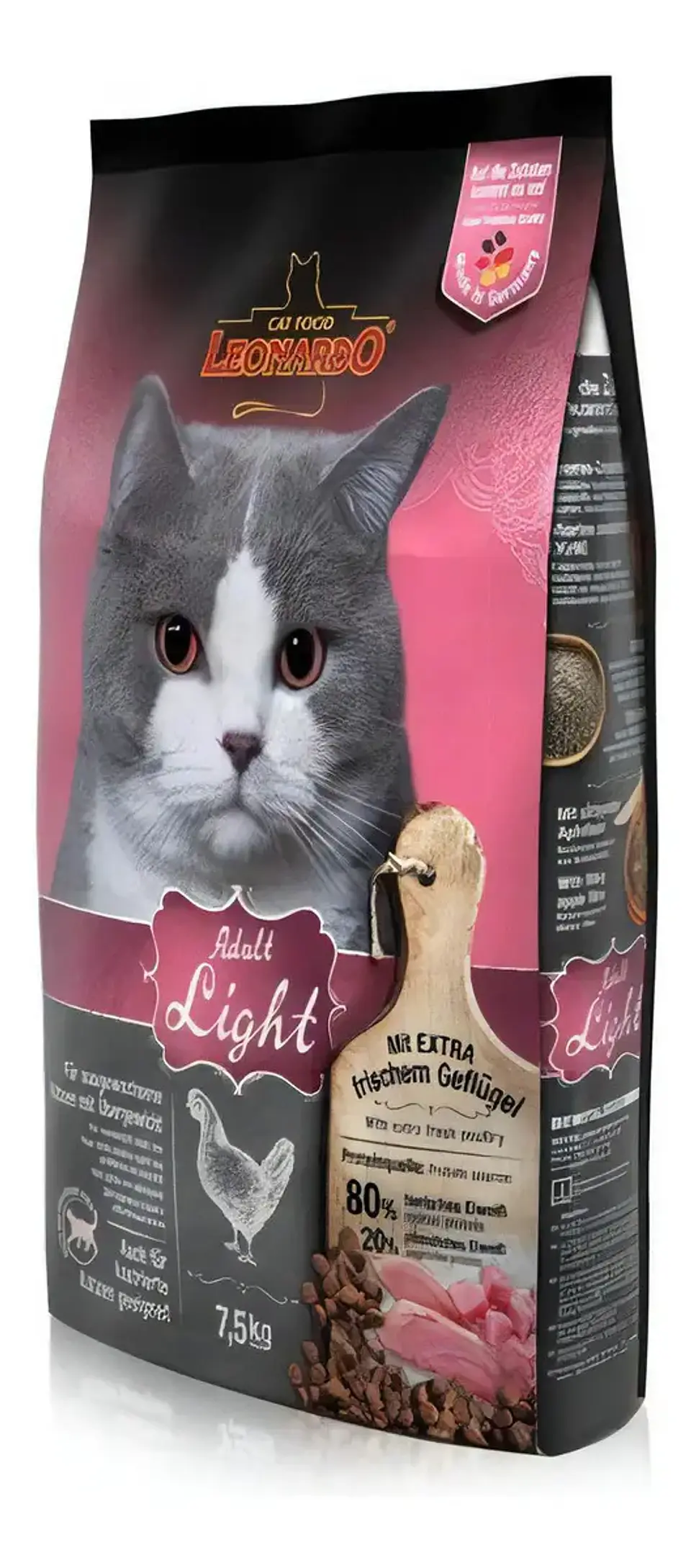 Leonardo Alimento Gato Adulto Light Y Esterilizados 7,5 Kgs 2