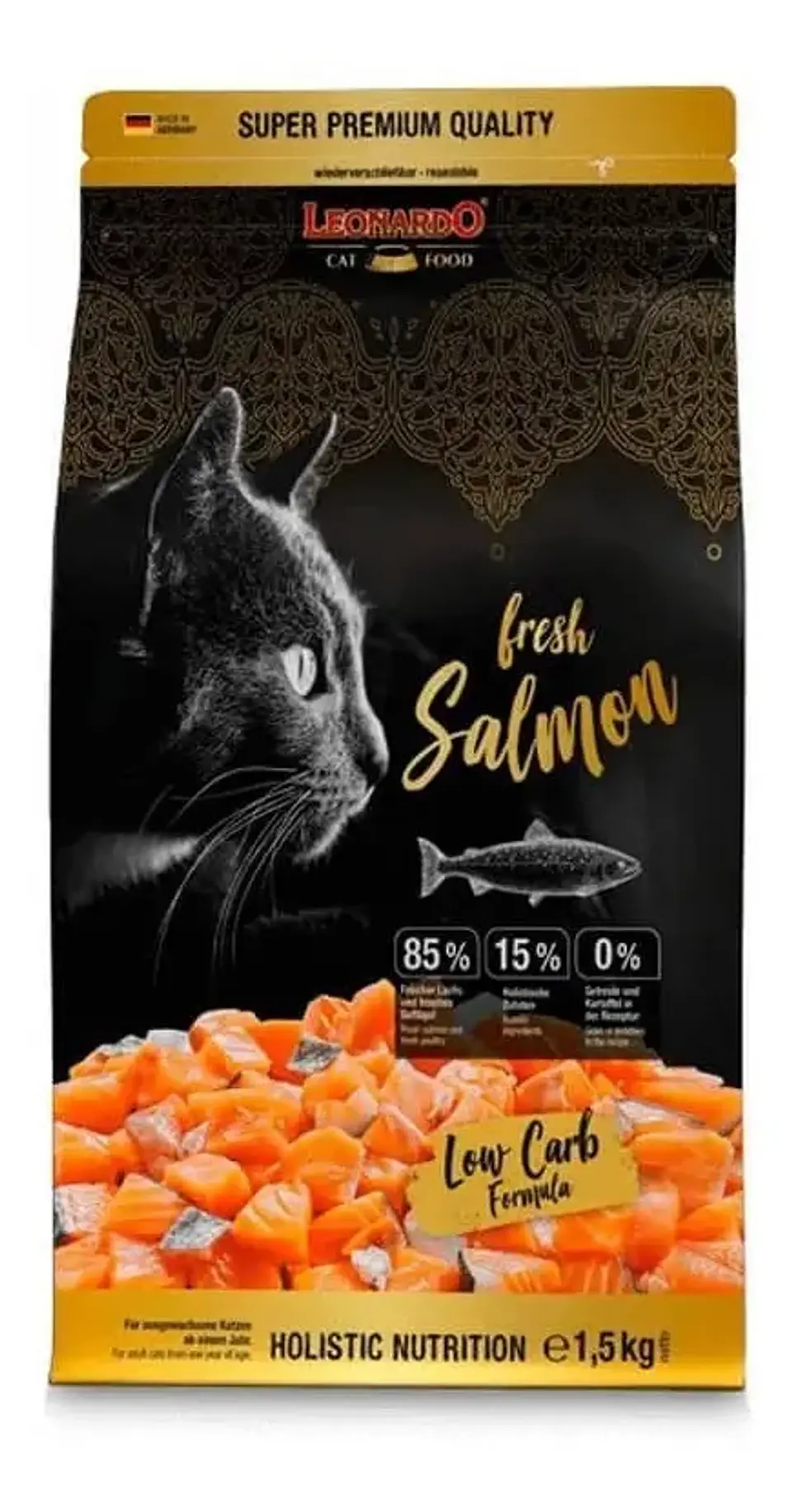 Leonardo Fresh Salmon Alimento Para Gatos 1,5 Kg 1