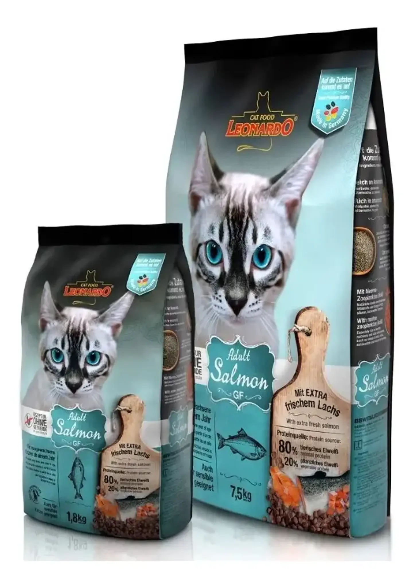 Leonardo Grain Free Adult Salmon Seco Gatos 7.5 Kg 3