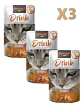 Leonardo 3 Sachets- Snack Gatos-pato- 120 Grs - Miniatura 1