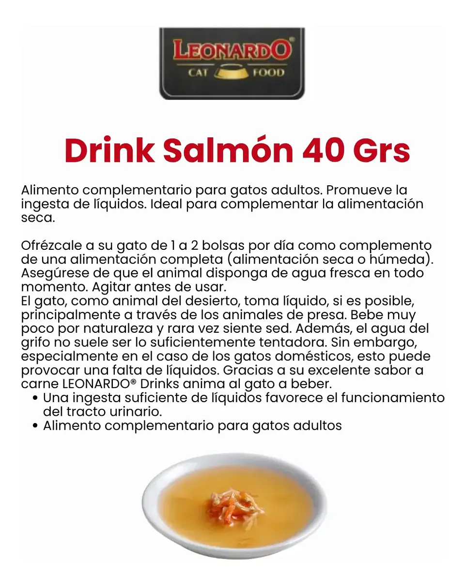 Leonardo 3 Sachets- Snack Gatos-salmón- 120 Grs 2