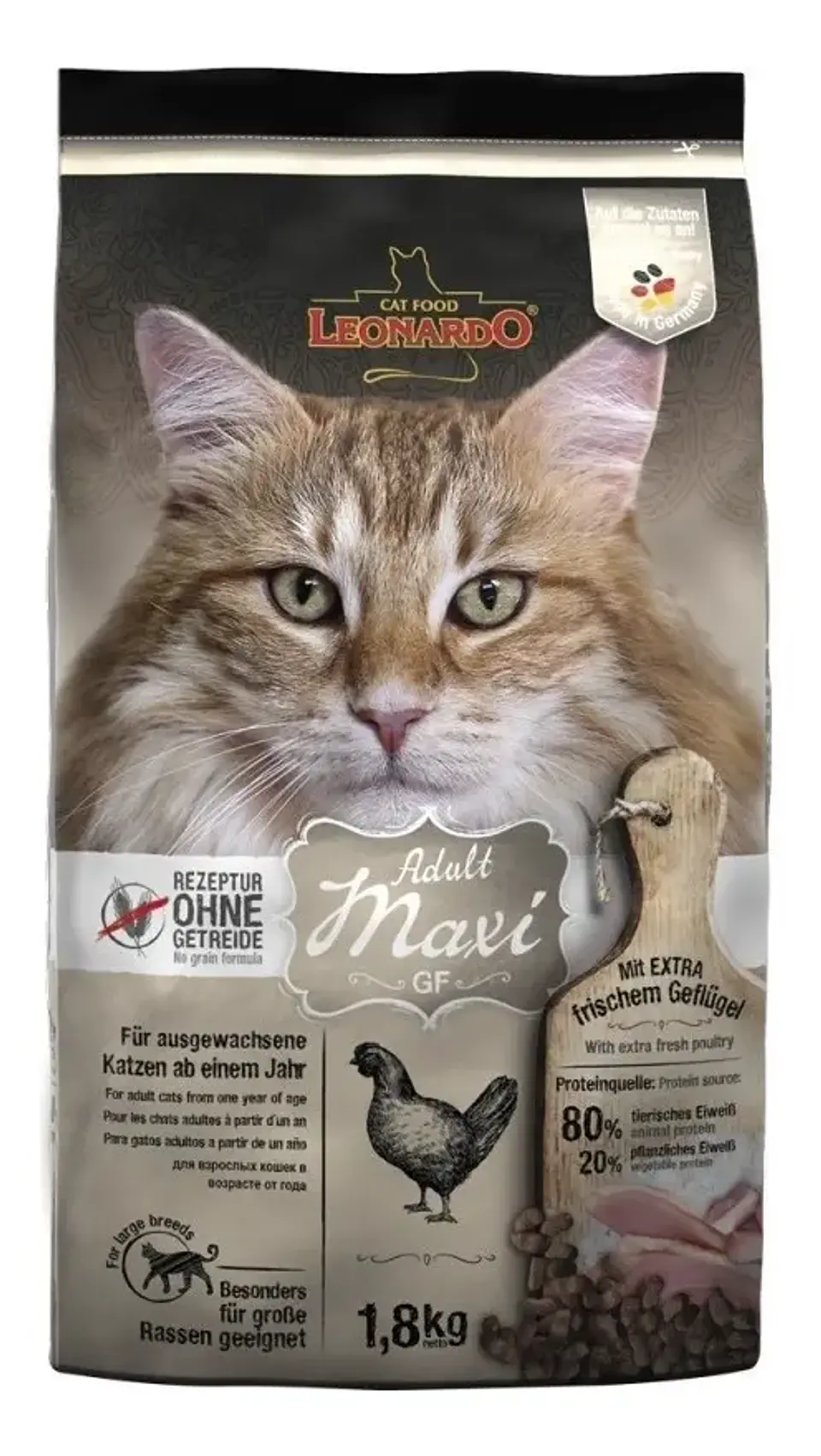 Leonardo Alimento Seca Para Gato Adulto Pollo 1.8 Kg Salud Oral 1