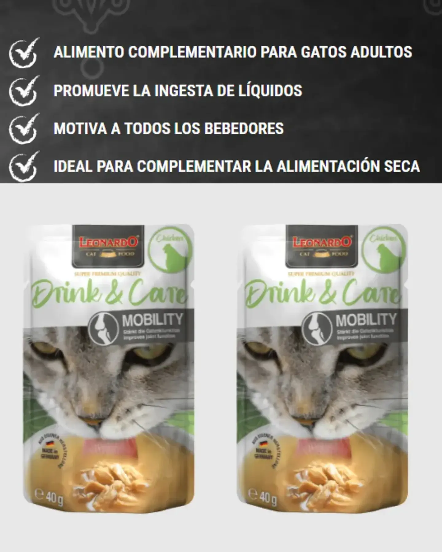 Leonardo 3 Pack Drink Mobility-40 Gr C/u 3