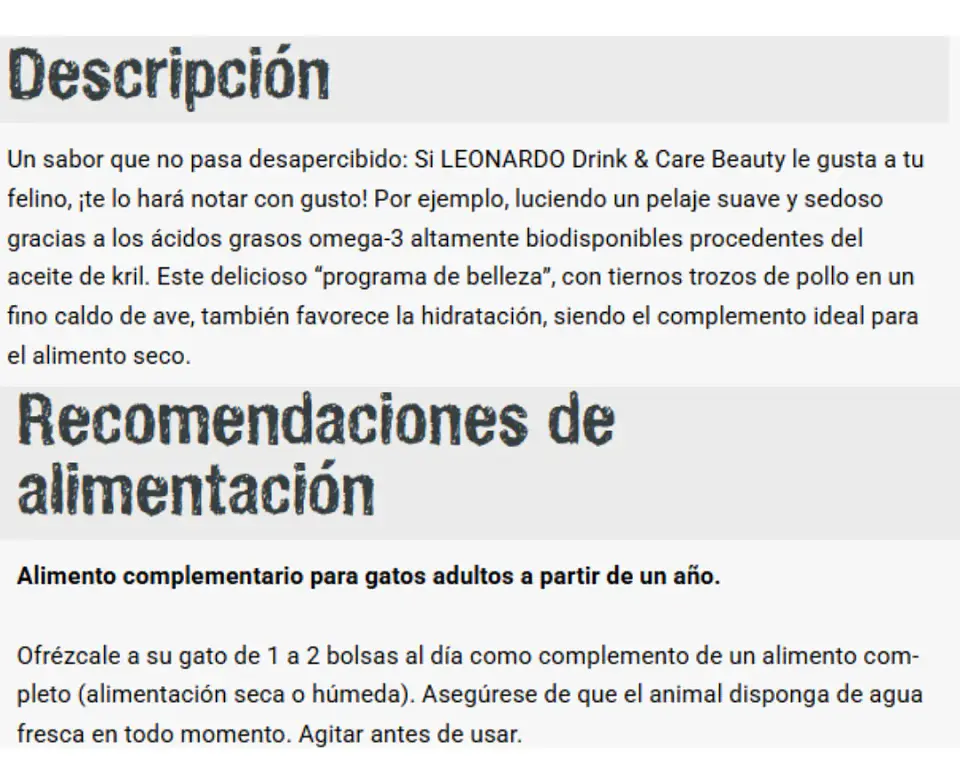 Leonardo Pack 3- Drink Care Beauty-sabor Pollo-40 Gr C/u 3