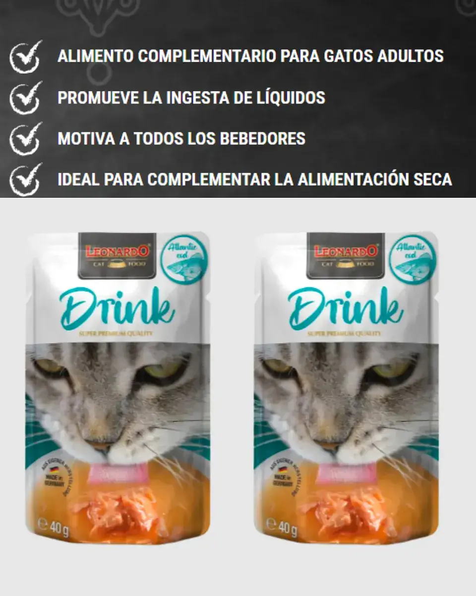 Leonardo 3 Pack Drink Atlantic Cod-40 Gr C/u- Sabor Bacalao. 4