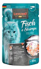 Leonardo Pouch-gato-sabor Pescado Camarones-85 Gr C/u - Miniatura 1