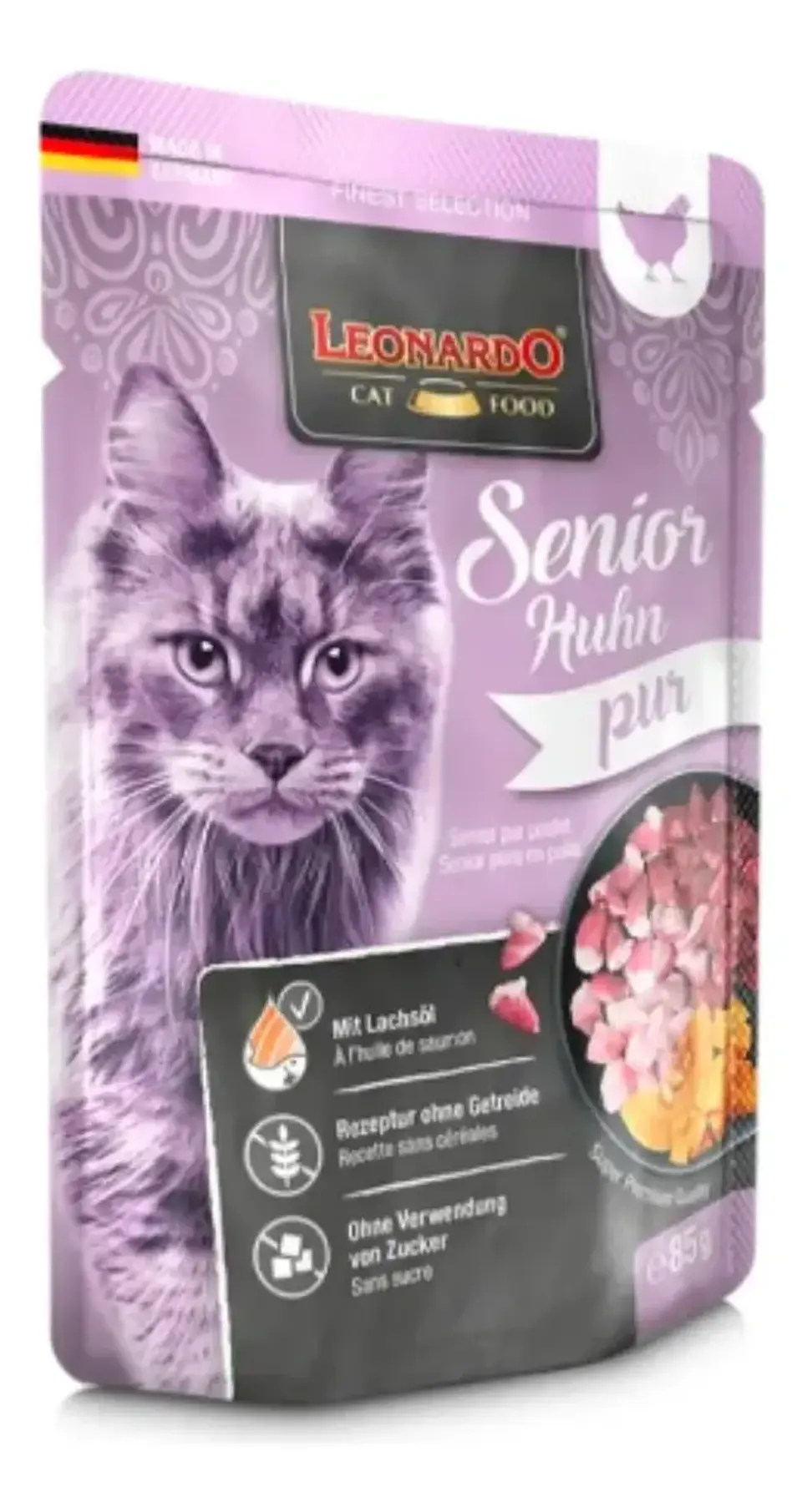 Leonardo Pack 9 Sachets Senior Fs- Sabor Ave- 85 Gr C/u. 2